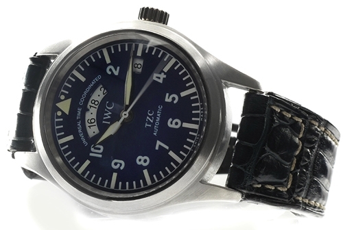 IWC Spitfire Pilot IW325103 Platinum Case Swiss Watch