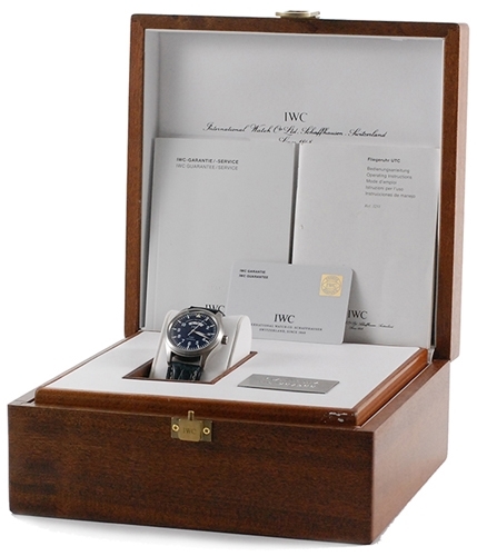 IWC Spitfire Pilot IW325103 Platinum Case Swiss Watch