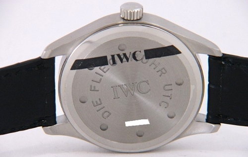 Black IWC IW325105 Mens Stainless Steel Watch