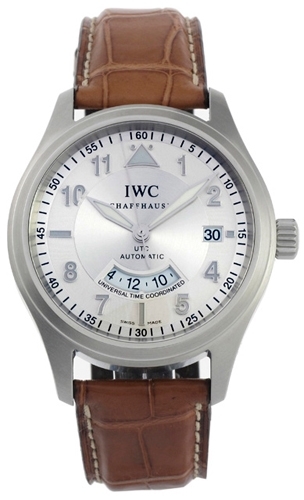 Silver (Rhodium) IWC IW325110 Mens Stainless Steel Watch