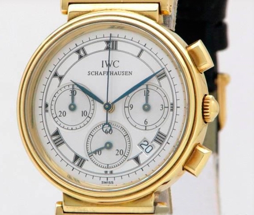 IWC IW3739001 Swiss Quartz 18k Yellow Gold Watch