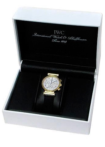 IWC IW3739001 Swiss Quartz 18k Yellow Gold Watch