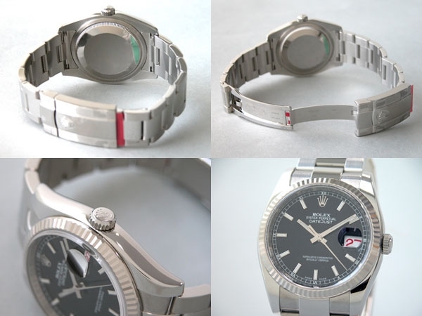 Automatic Rolex 116234 Mens Black Index Watches